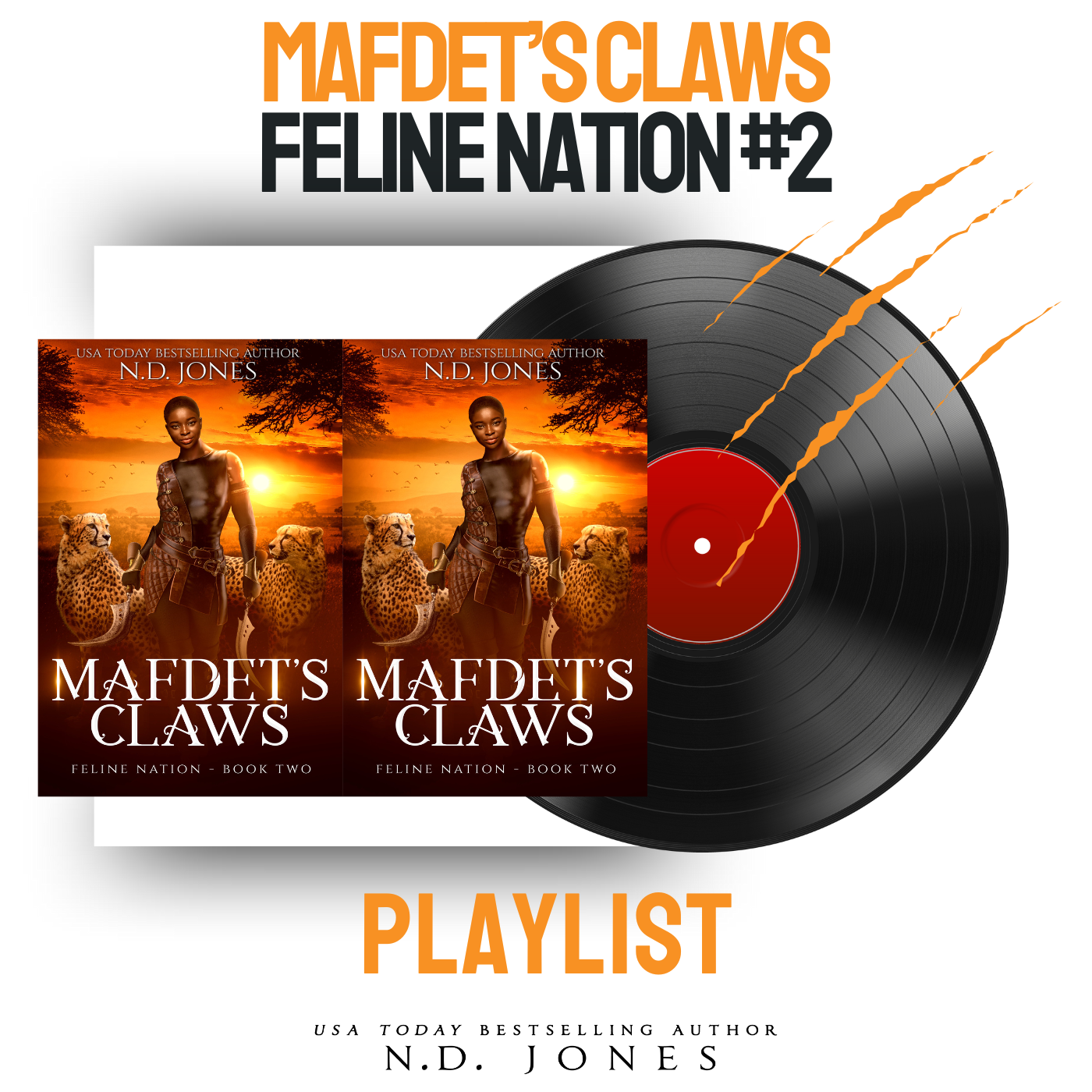 Mafdet’s Claws by N.D. Jones — an African American shifter fantasy of feline warriors, political intrigue, and a fierce heroine driven by vengeance and survival