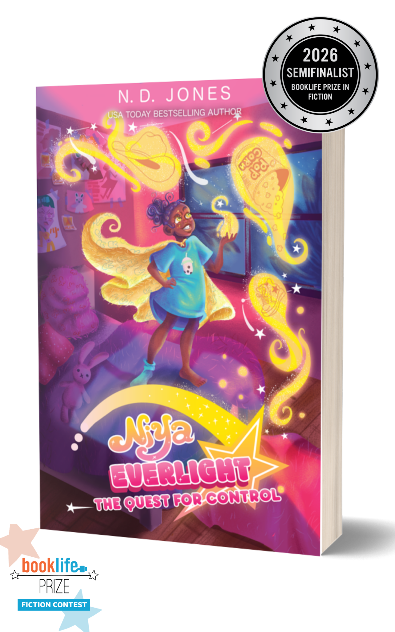 Writer With Their Book Layout Middle Grade ⋆ N. D. Jones - USA Today Bestselling Autho