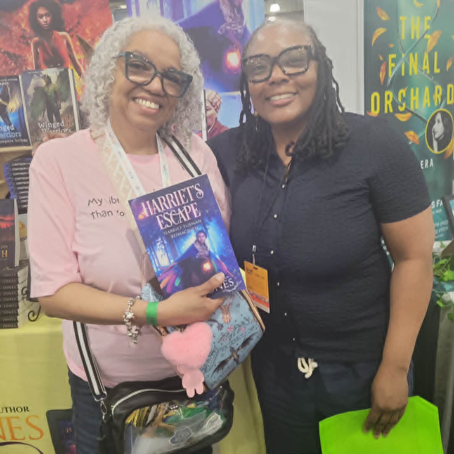 ND Jones Harriet's Escape Book Reader at event